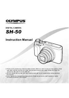 Olympus SH 50 manual. Camera Instructions.