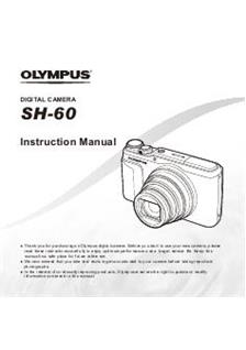 Olympus SH 60 manual. Camera Instructions.