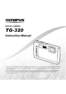 Olympus TG 320 manual. Camera Instructions.