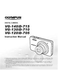 Olympus VG 140 manual. Camera Instructions.