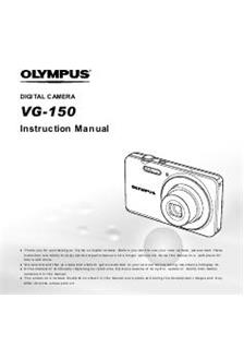 Olympus VG 150 manual. Camera Instructions.