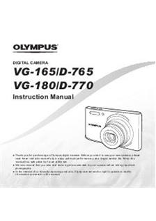 Olympus VG 165 manual. Camera Instructions.