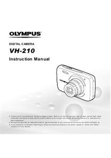 Olympus VH 210 manual. Camera Instructions.