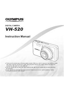 Olympus VH 520 manual. Camera Instructions.