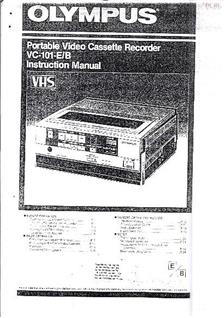 Olympus VC 101-E manual. Camera Instructions.