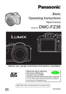 Lumix Dmc 225 Basic User Manual