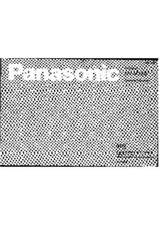 Panasonic NV M 10 B manual. Camera Instructions.