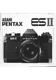 Pentax Spotmatic ES 2 manual. Camera Instructions.