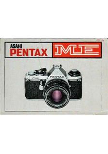 Pentax ME manual. Camera Instructions.