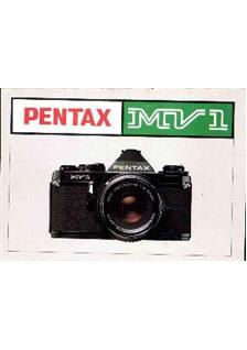 Pentax MV 1 manual. Camera Instructions.