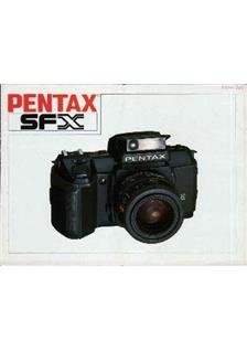 Pentax SFX manual. Camera Instructions.