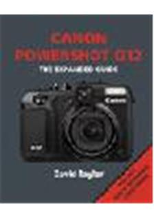 Canon PowerShot G12 manual. Camera Instructions.