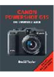 Canon PowerShot G15 manual. Camera Instructions.