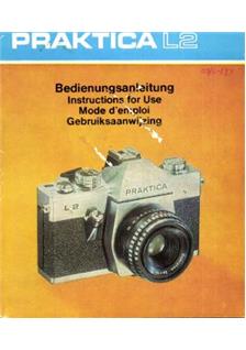 Praktica (VEB) L 2 manual. Camera Instructions.