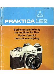 Praktica (VEB) LB 2 manual. Camera Instructions.