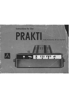 Praktica (VEB) Prakti manual. Camera Instructions.