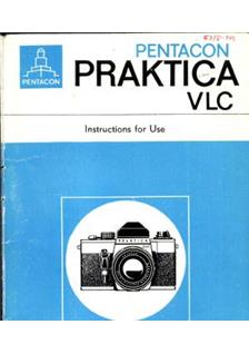 Praktica (VEB) VLC manual. Camera Instructions.