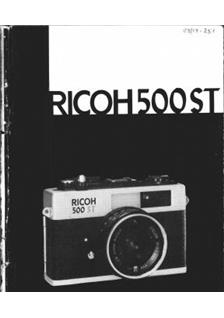 Ricoh 500 ST manual. Camera Instructions.