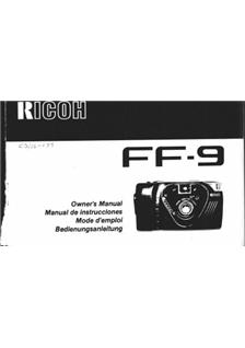 Ricoh FF 9 manual. Camera Instructions.