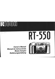 Ricoh RT 550 manual. Camera Instructions.