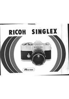 Ricoh Singlex manual. Camera Instructions.