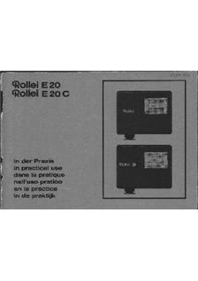 Rollei E 20 C manual. Camera Instructions.