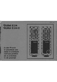 Rollei E 24 manual. Camera Instructions.