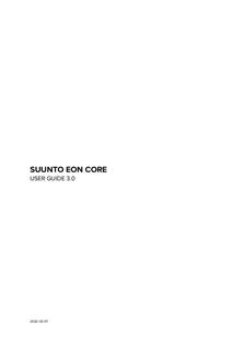 Suunto EON Core manual. Camera Instructions.