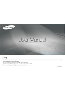 Samsung NV 4 manual. Camera Instructions.