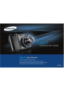 Samsung NV 8 manual. Camera Instructions.