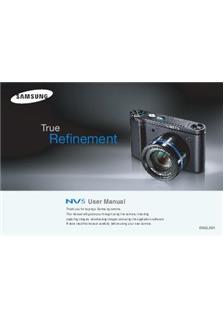 Samsung NV 5 manual. Camera Instructions.