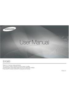 Samsung Digimax S 1060 manual. Camera Instructions.