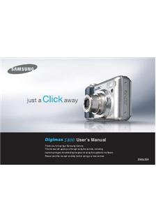 Samsung Digimax S 800 manual. Camera Instructions.