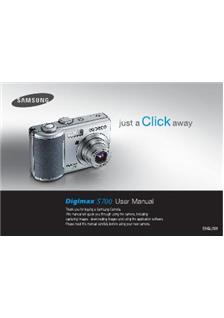 Samsung Digimax S 700 manual. Camera Instructions.