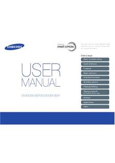 Samsung DV 300 manual. Camera Instructions.