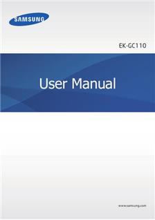 Samsung Galaxy Camera EK GC 110 manual. Camera Instructions.