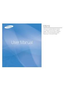 Samsung ES 15 manual. Camera Instructions.