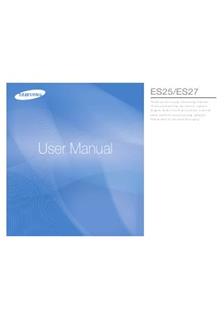 Samsung ES 25 manual. Camera Instructions.