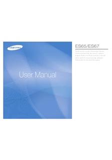 Samsung ES 67 manual. Camera Instructions.