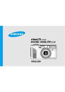 Samsung Fino 170 Super manual. Camera Instructions.