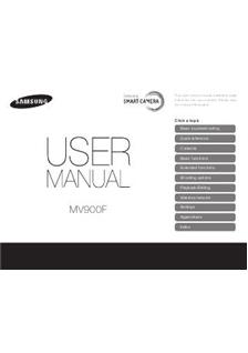 Samsung MV 900 F manual. Camera Instructions.