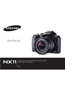 Samsung NX11 manual. Camera Instructions.