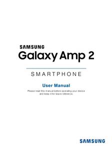 Samsung Galaxy Amp 2 manual. Camera Instructions.