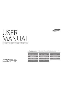 Samsung ST 72F manual. Camera Instructions.