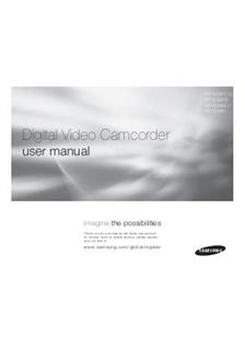 Samsung VP D 395 i manual. Camera Instructions.