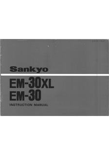 Sankyo EM 30 manual. Camera Instructions.