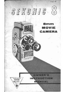 Sekonic Sekonic 8 manual. Camera Instructions.