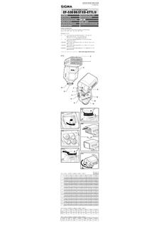 Sigma EF 530 DG ST manual. Camera Instructions.