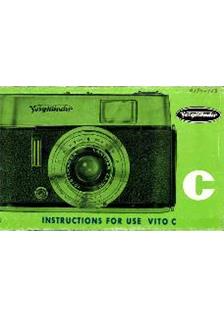 Voigtlander Vito C manual. Camera Instructions.