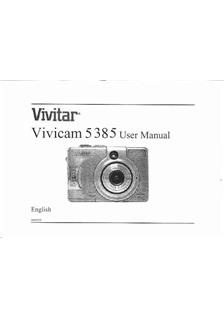 Vivitar ViviCam V 5385 manual. Camera Instructions.